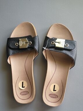 Dr. Scholl's Originalist Women's Slides Sandals Black Sz 7